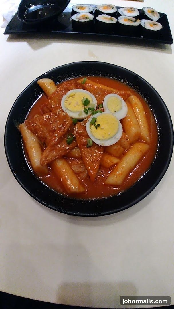 Tteokbokki and Gimbap