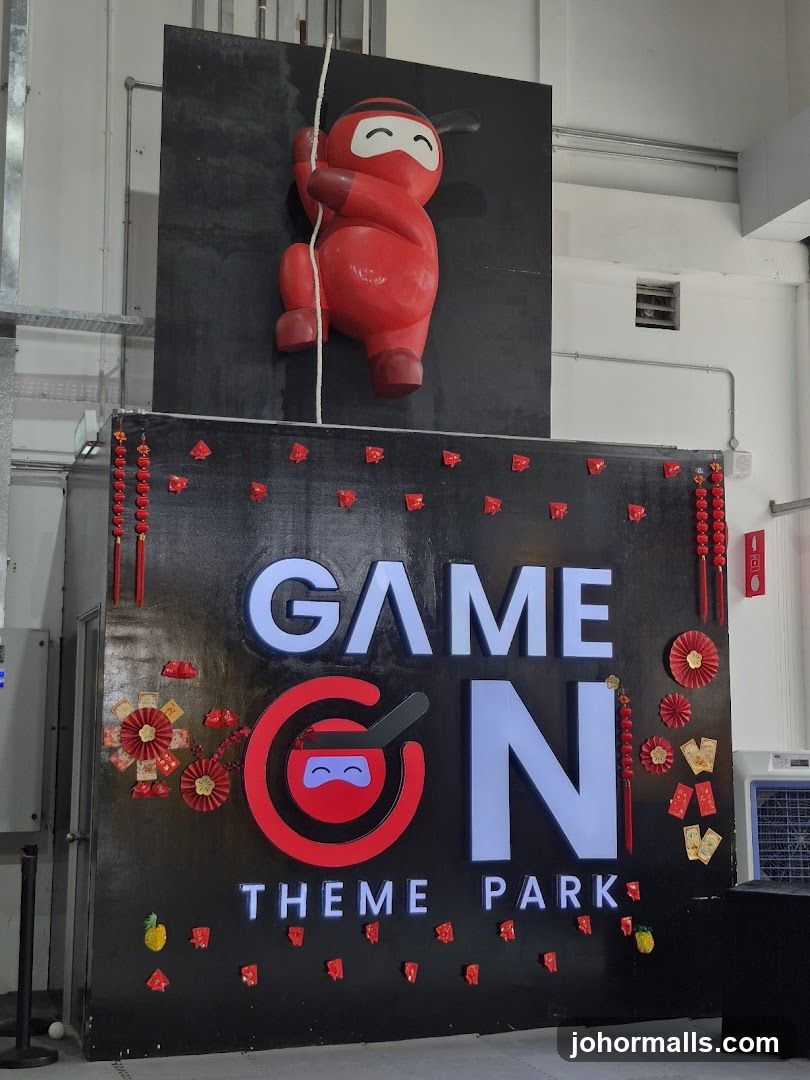 Game On Theme Park Sign