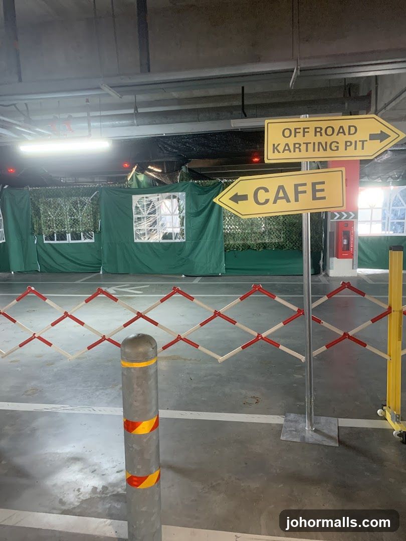 Directional Signs for Off Road Karting Pit and Cafe