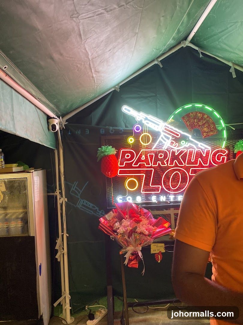 Neon Signage and Bouquet