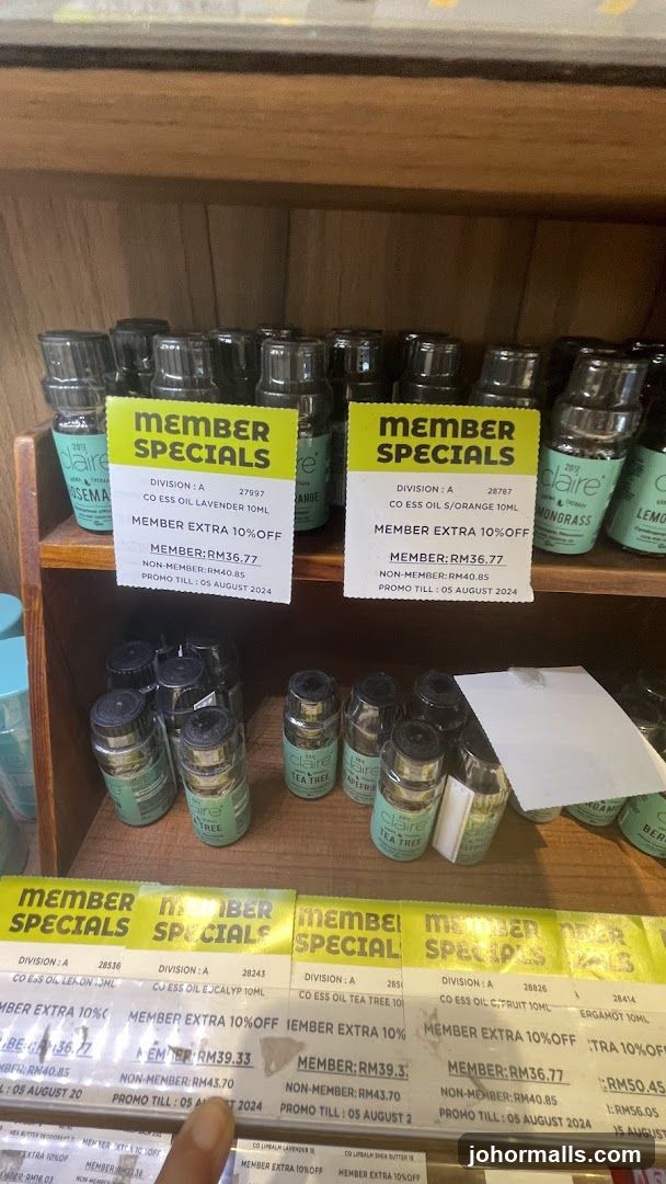 Essential Oil Member Specials