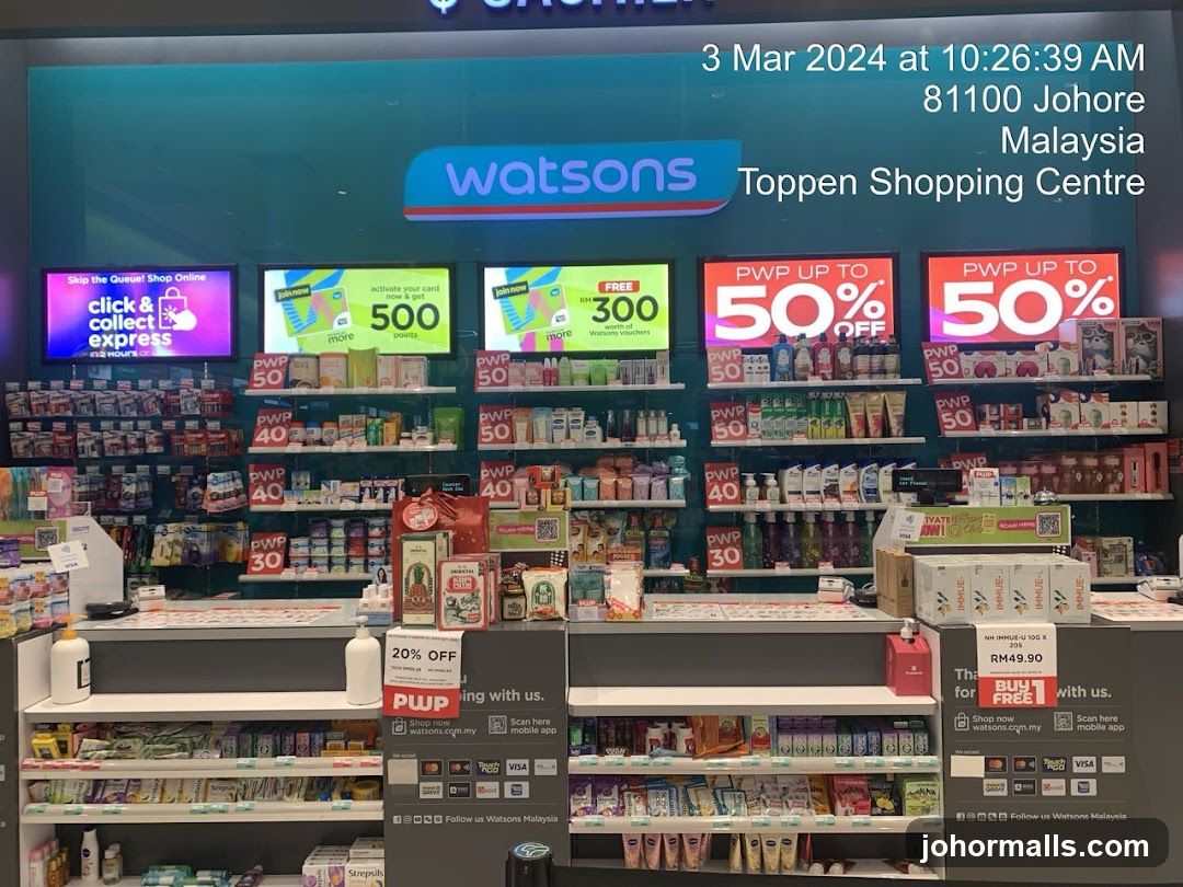 Watsons Store Interior