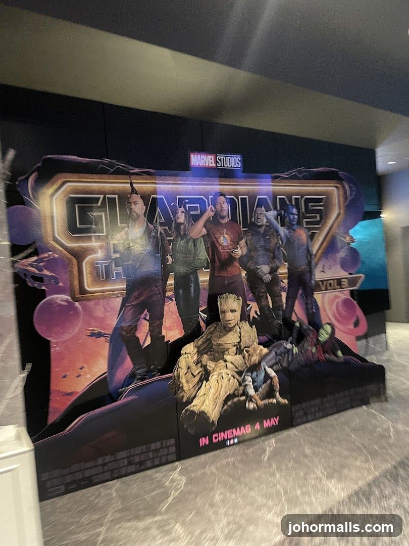 Guardians of the Galaxy Vol. 2 promotional display