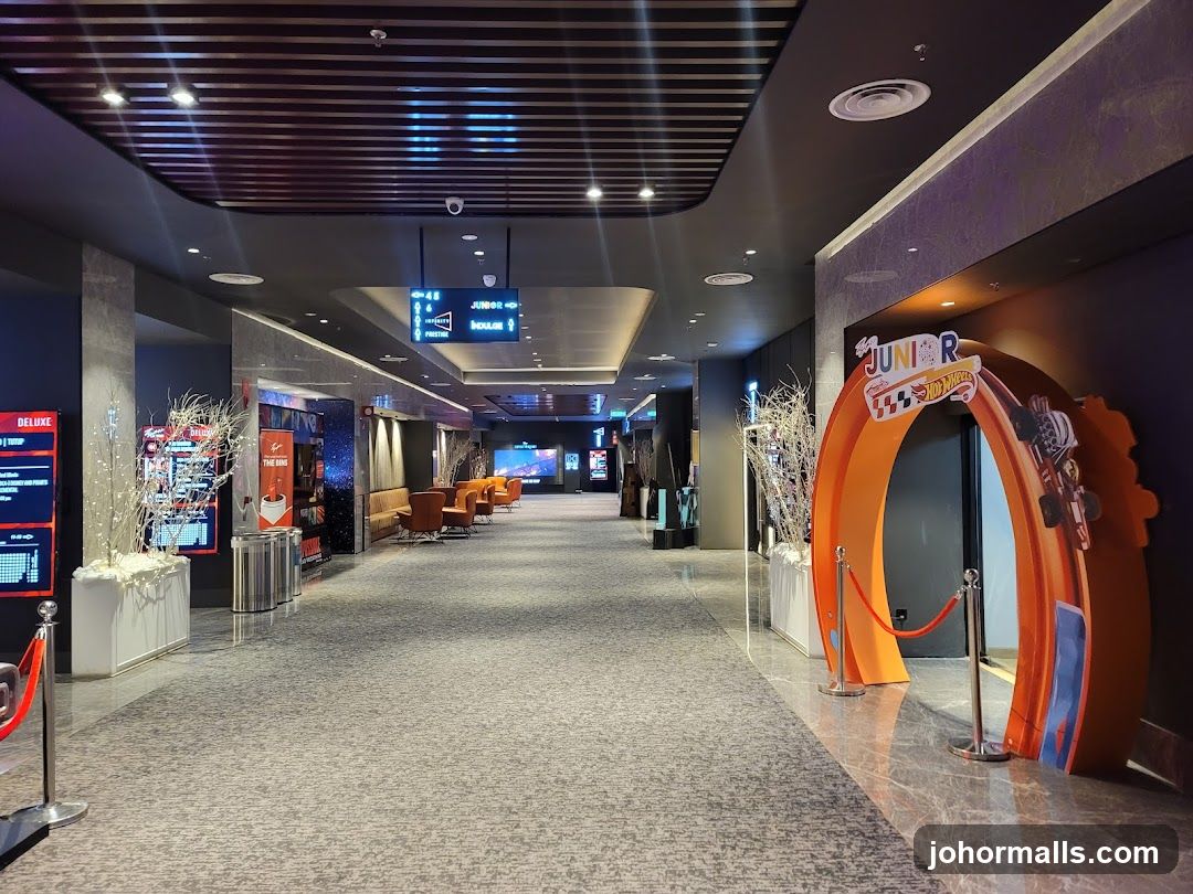 Cinema Lobby with Hot Wheels Themed Entrance