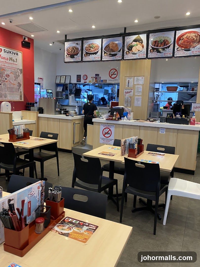 Sukiya Restaurant Interior