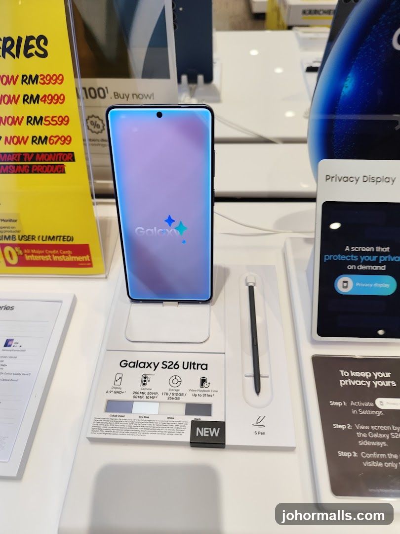 Samsung Galaxy S26 Ultra Display