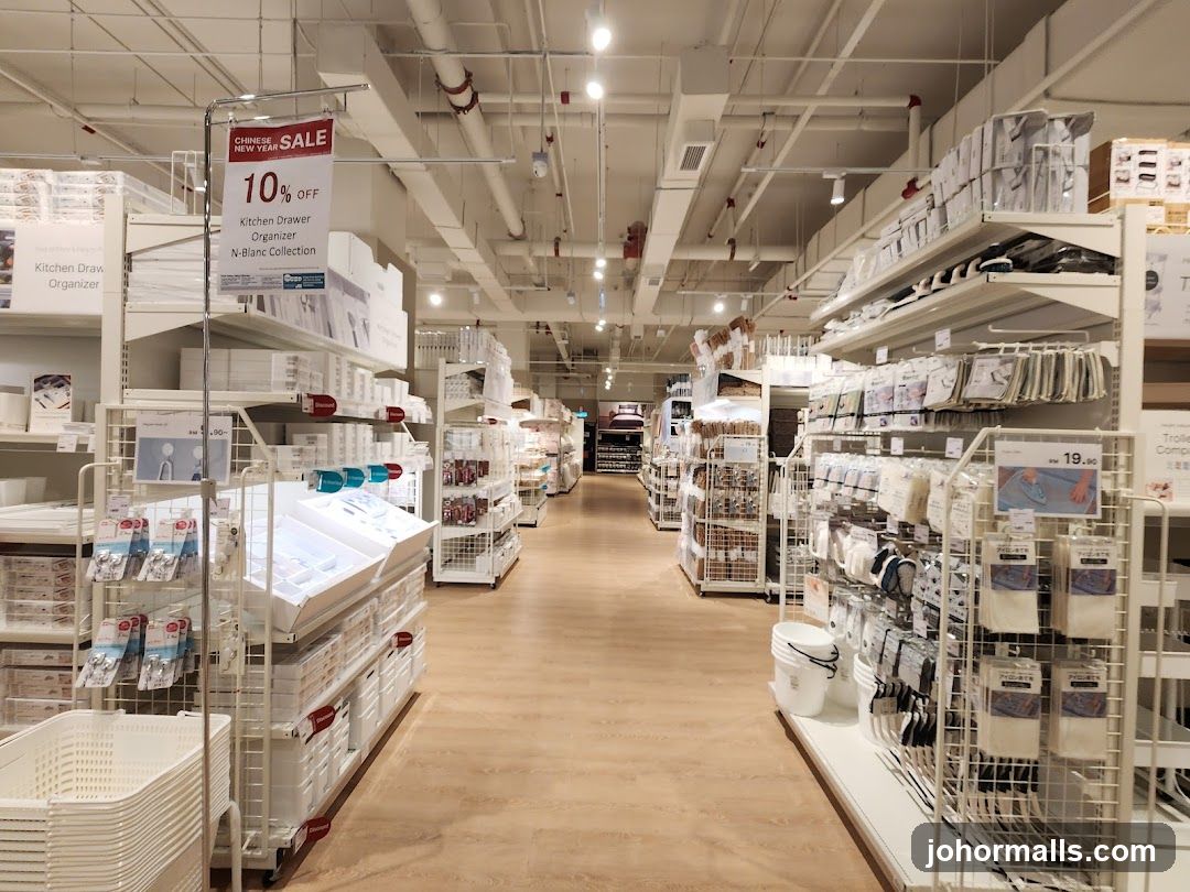 Store Interior with Sale Sign