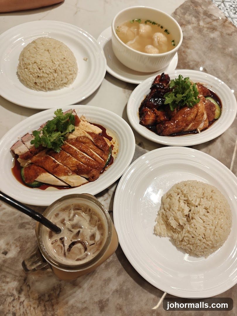 Hainanese Chicken Rice Meal
