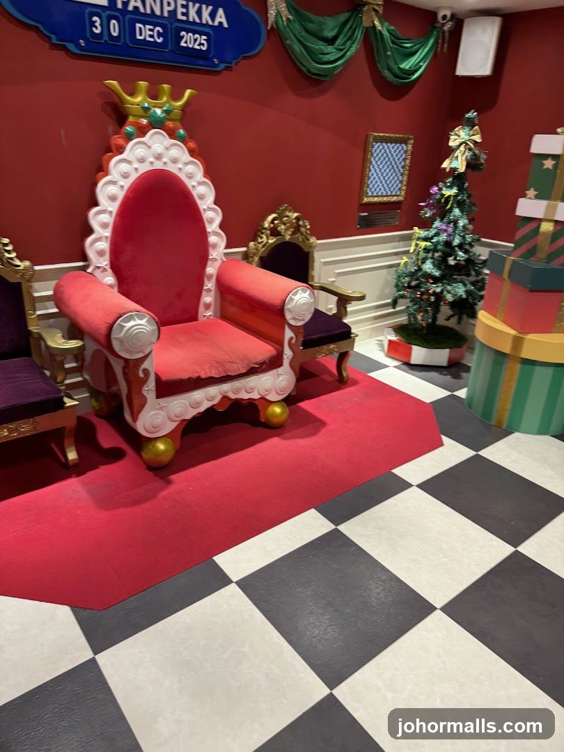 Christmas Themed Seating Area