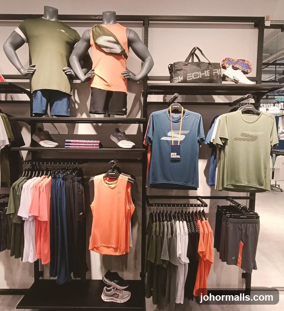 Athletic Apparel Display