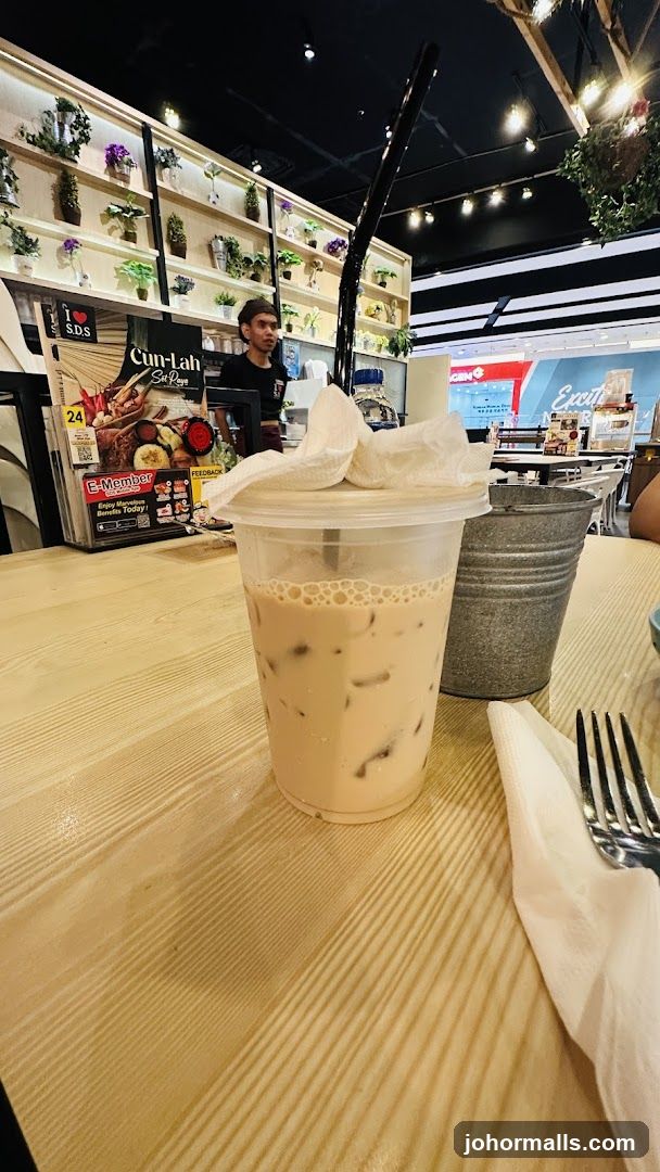 Iced Drink at a Cafe