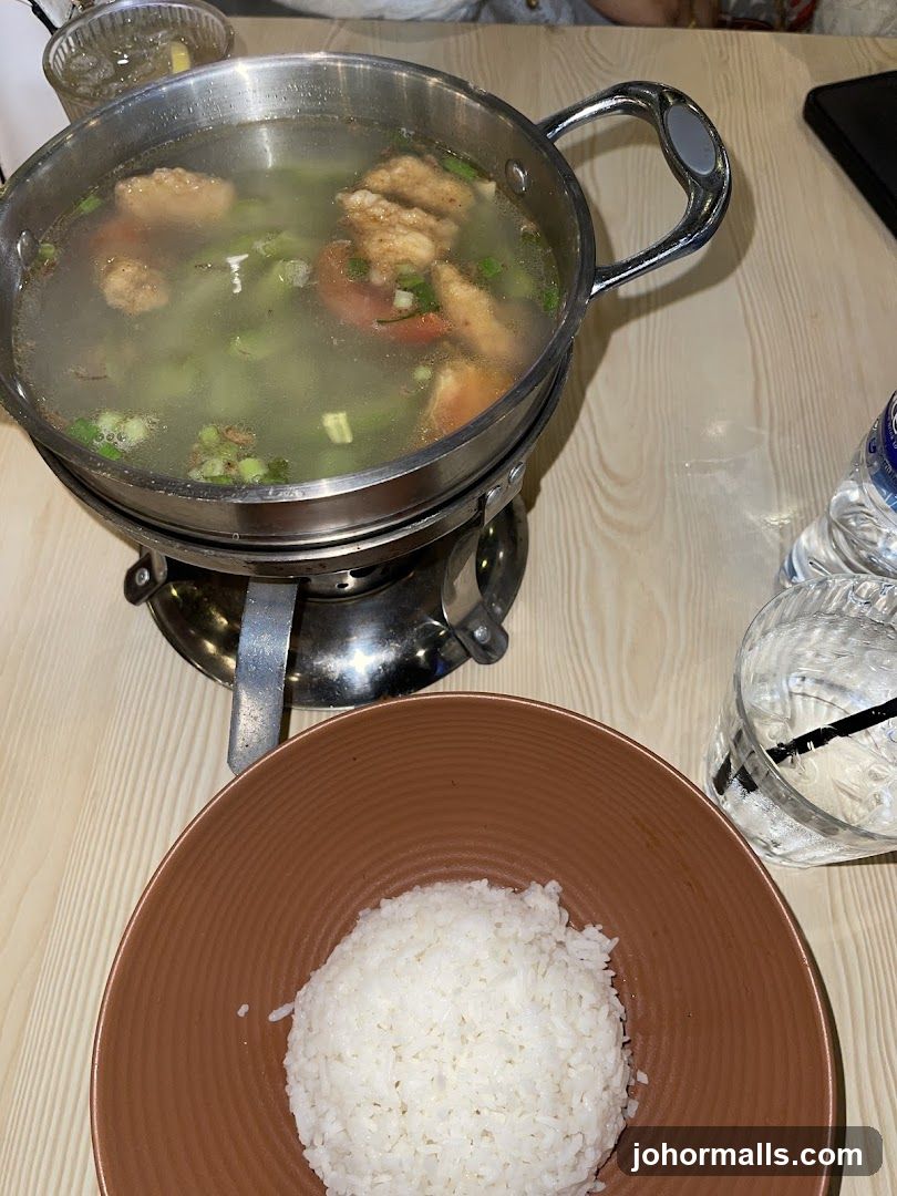 Hot Pot Soup with Rice