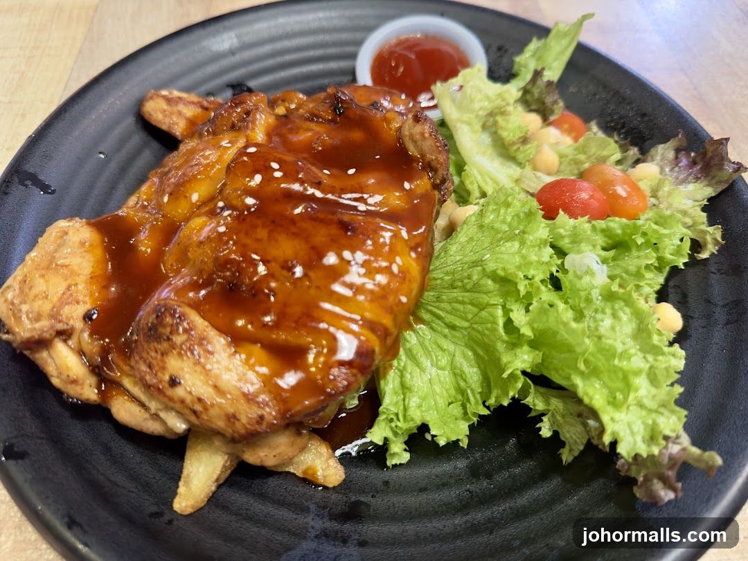 Grilled Chicken with Salad