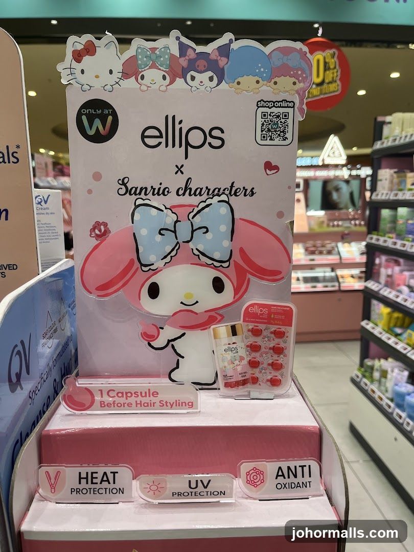 Ellips x Sanrio Characters Hair Styling Display