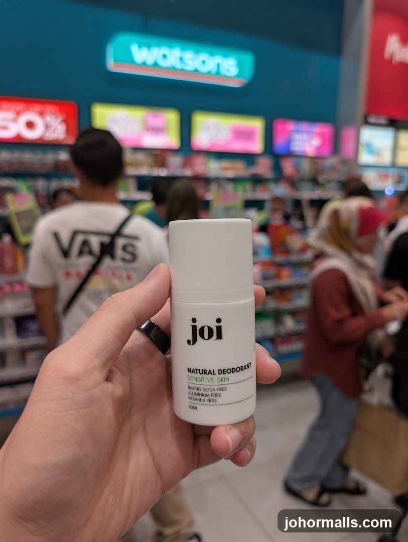 Watsons Store Interior with Deodorant