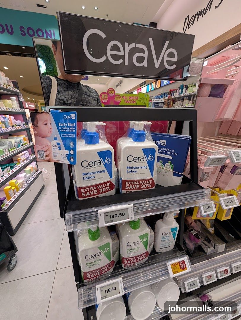 CeraVe Products Display