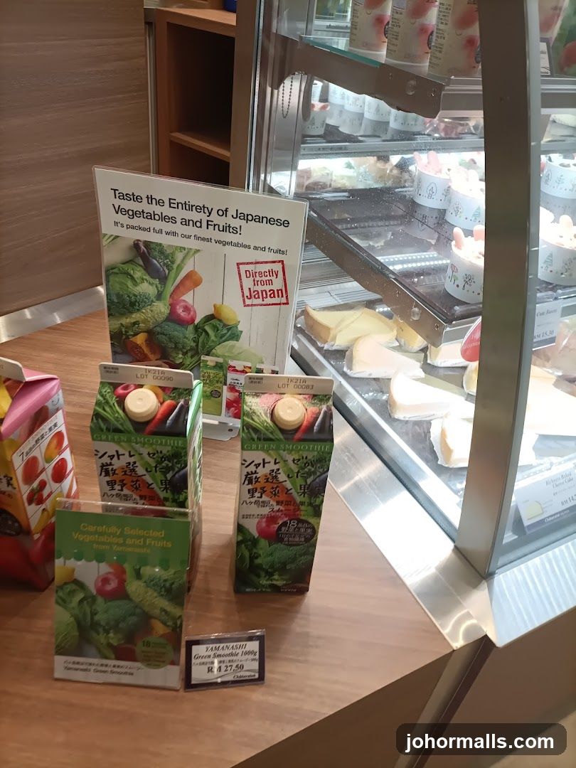 Japanese Vegetables and Fruits Display