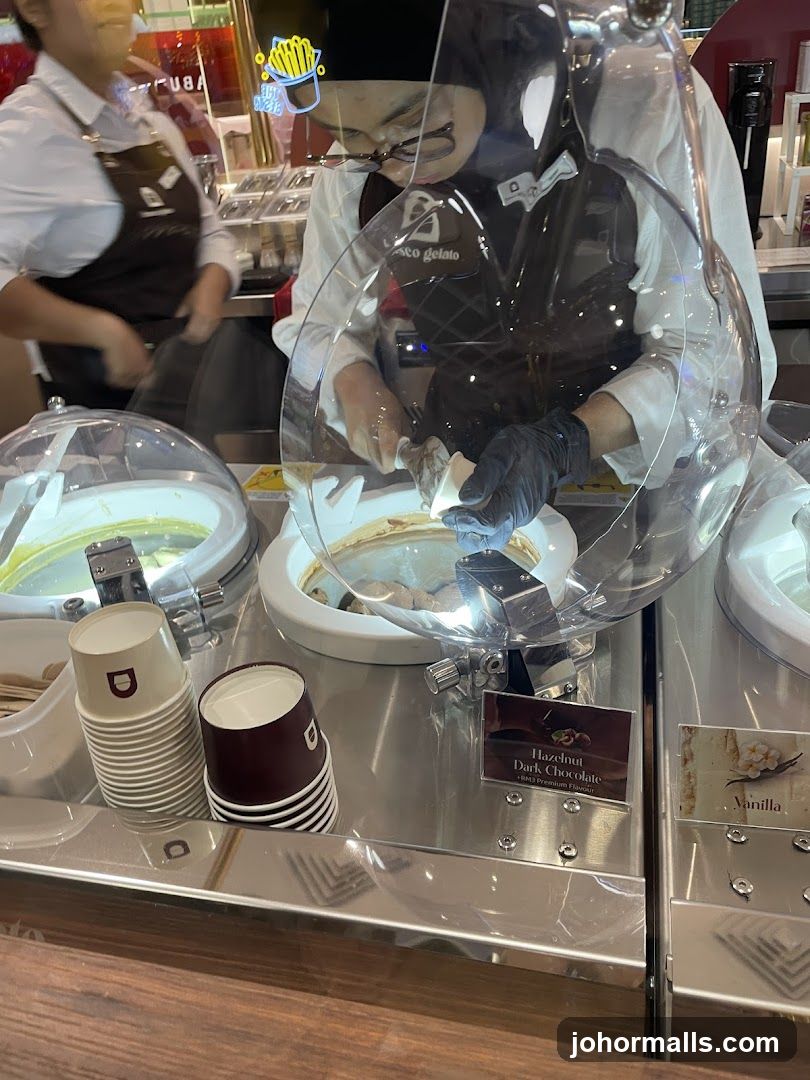Gelato Shop Counter