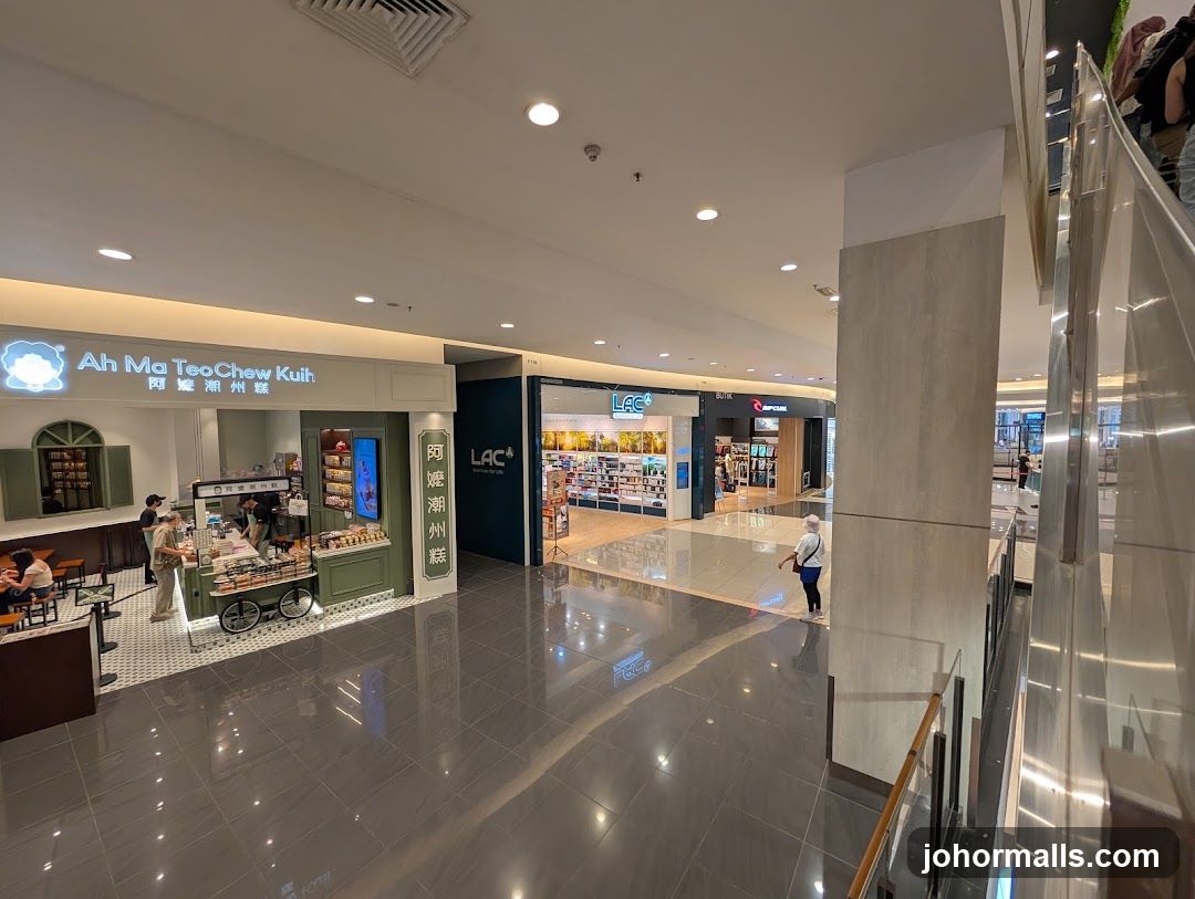 Mall Interior with Shops