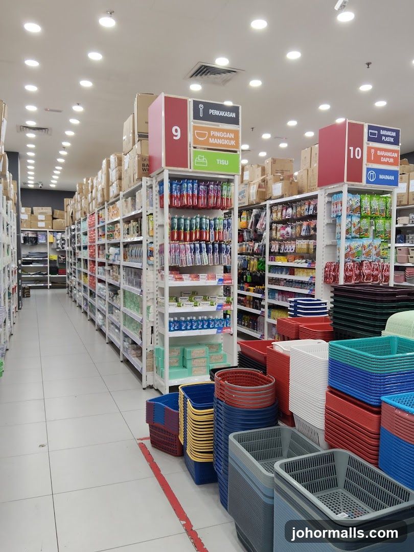 Aisle in a retail store