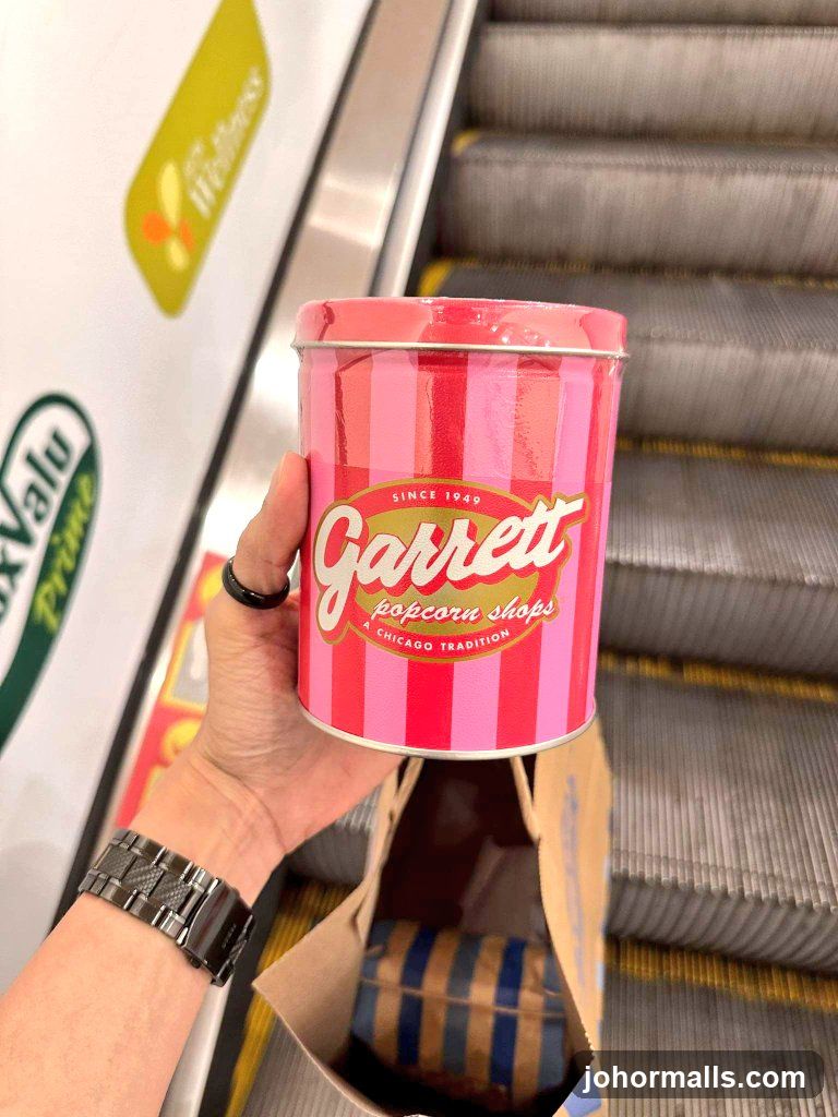 Garrett Popcorn Shops Tin