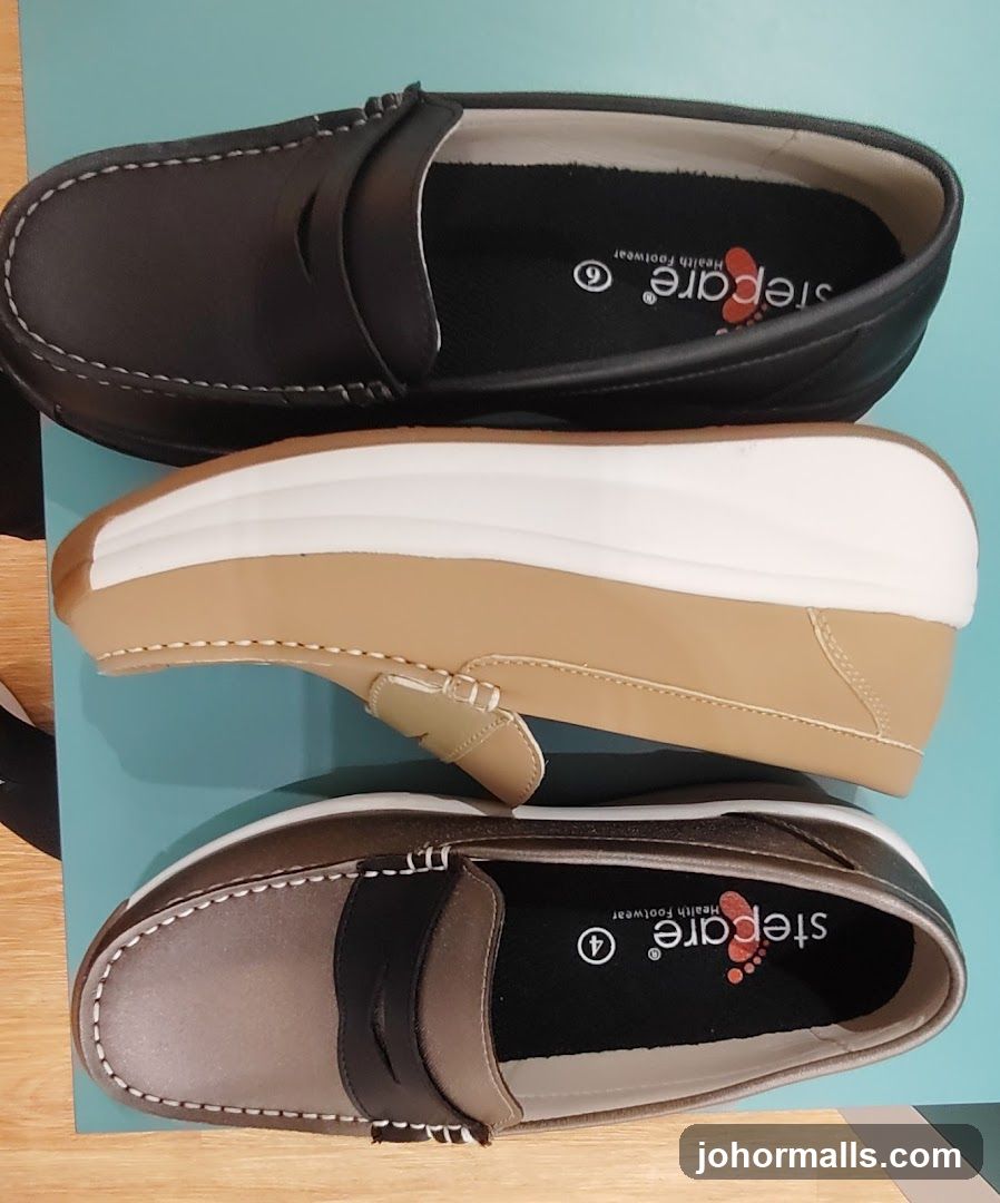 Three pairs of women's loafers