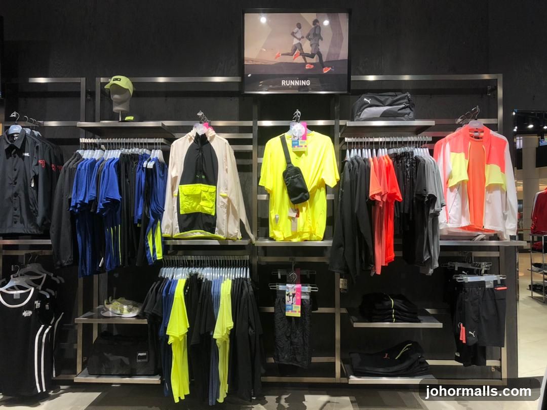 Puma Running Apparel Display