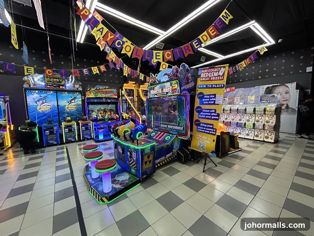 Arcade with Game Machines