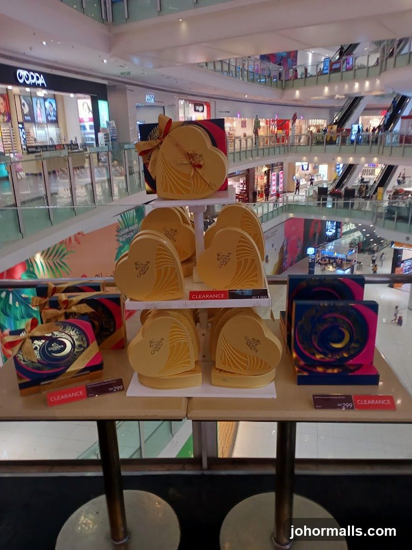Godiva Chocolate Display