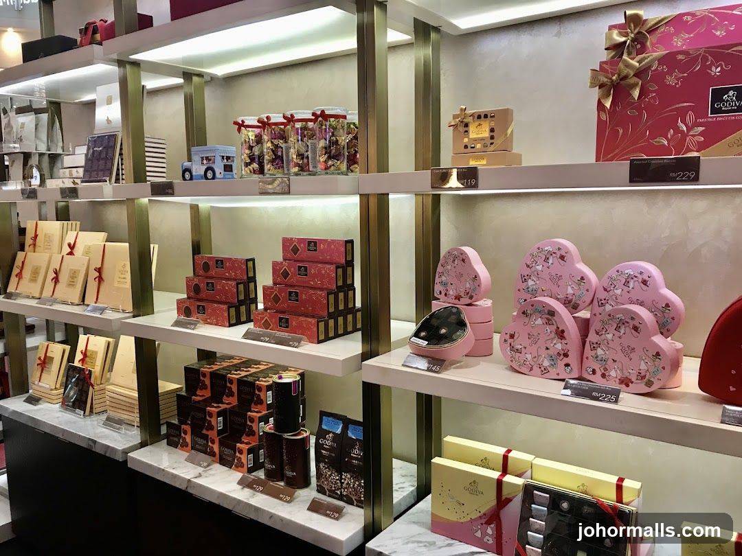Godiva Chocolate Display