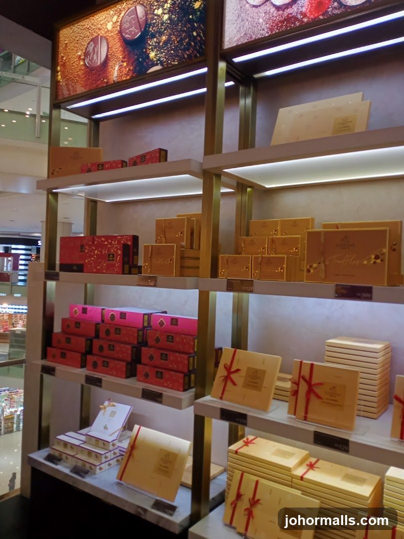 Chocolates on Display