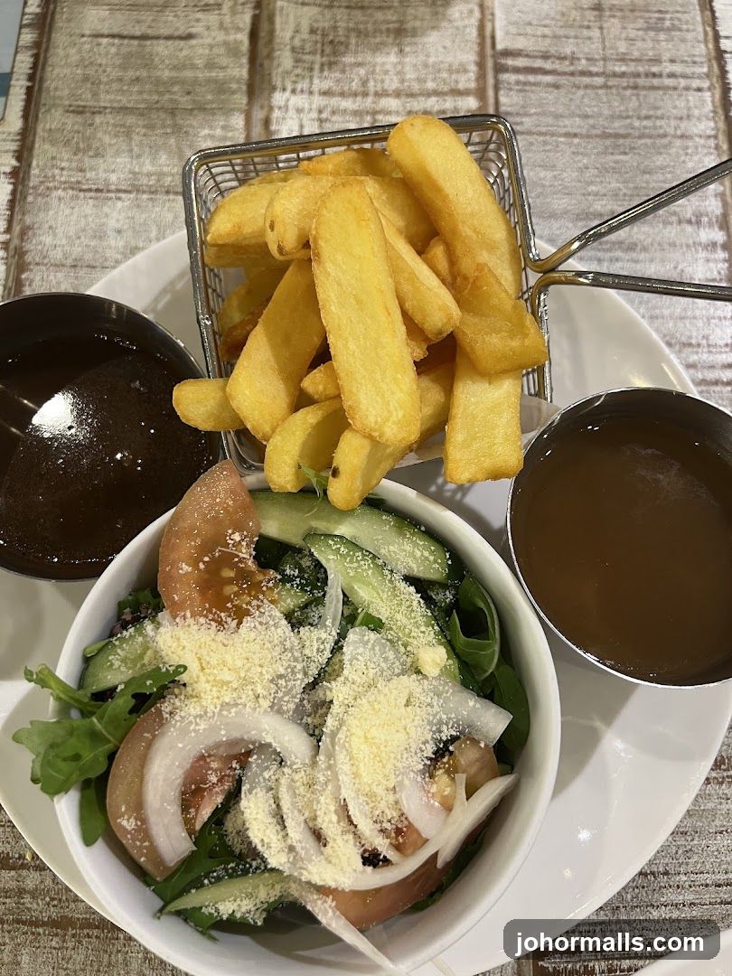 Chips and Salad