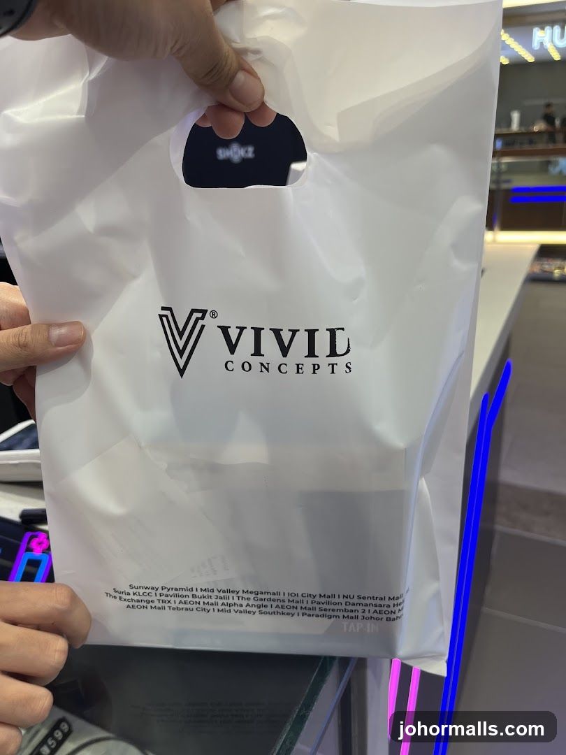 Shopping Bag with Brand Logo