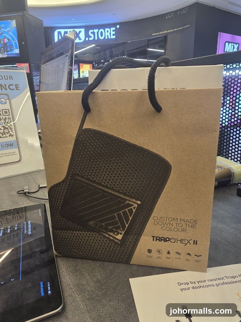 Shopping Bag with Product Information