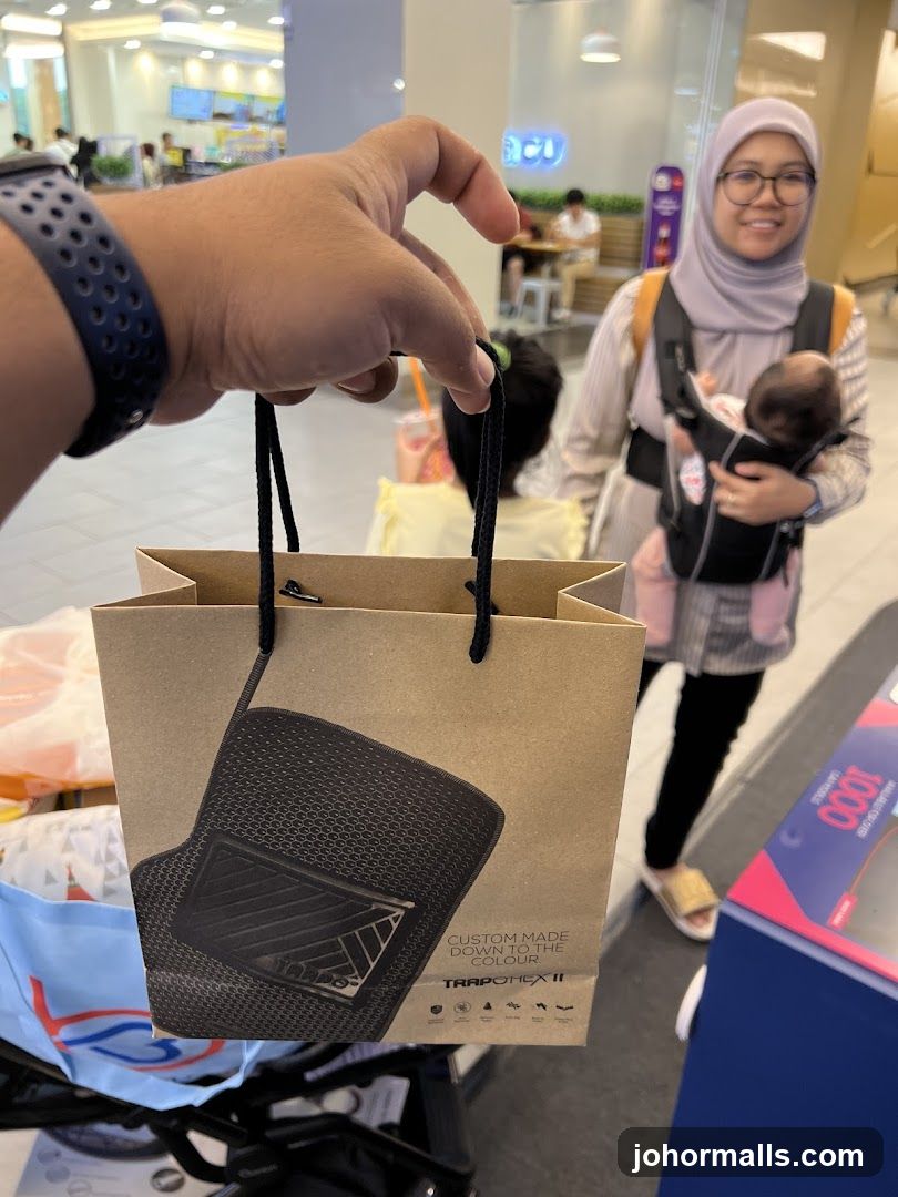 Shopping Bag with Car Mat Advertisement