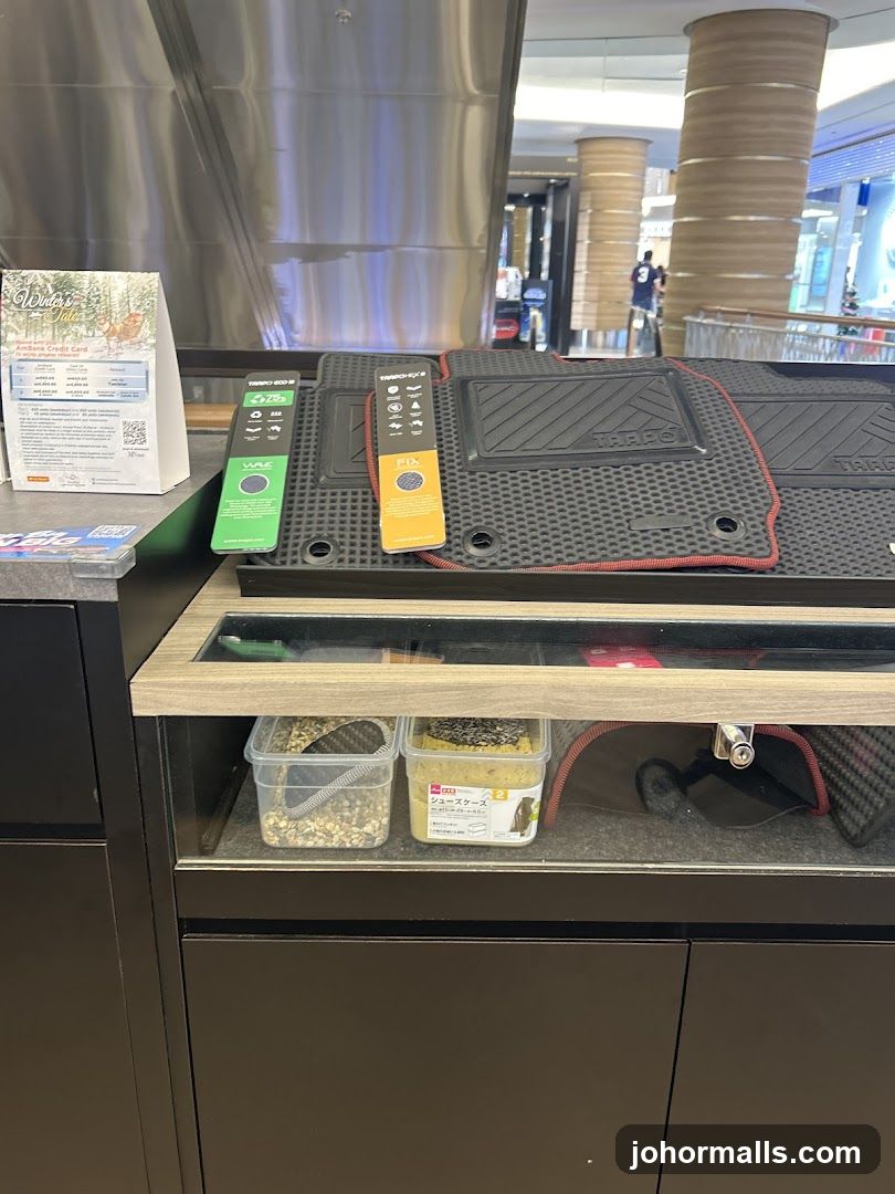 Car Floor Mats Display