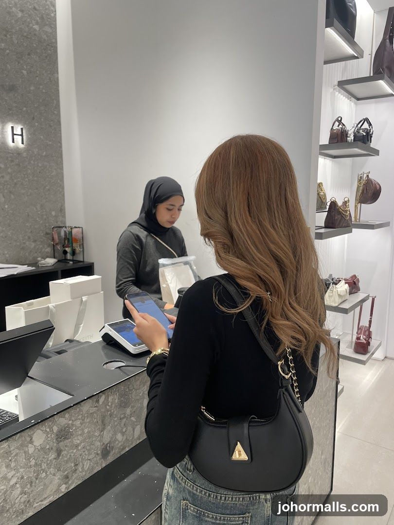Customer at Checkout