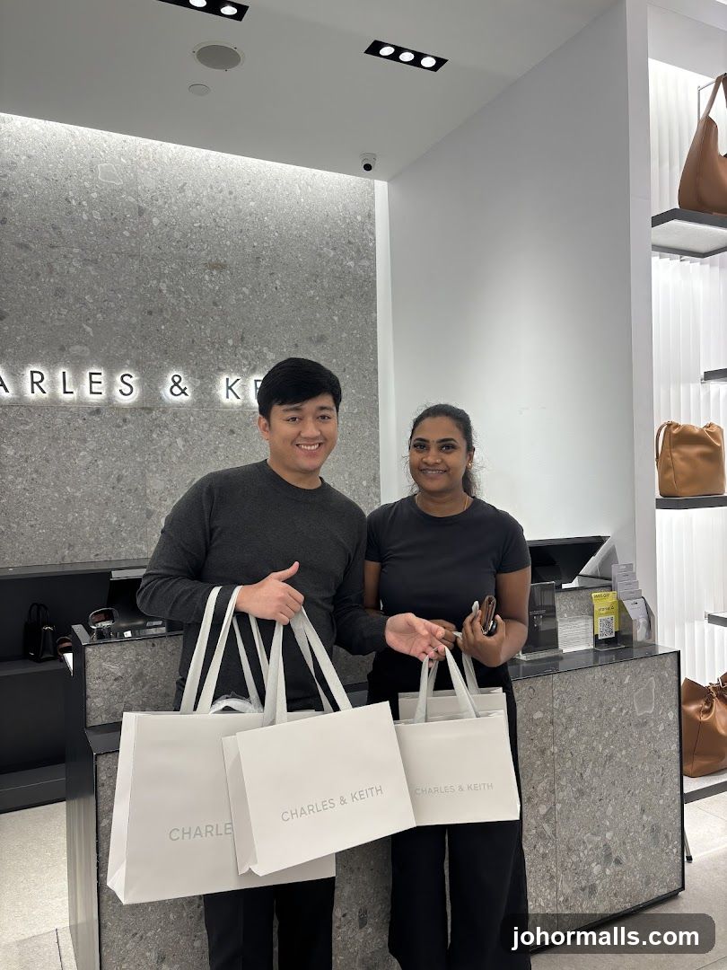 Customers with Shopping Bags