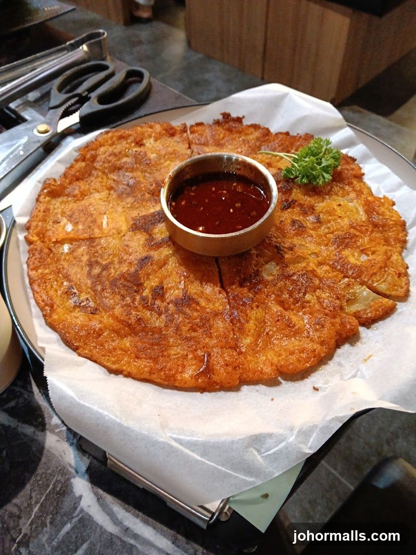 Kimchi Pancake with Dipping Sauce