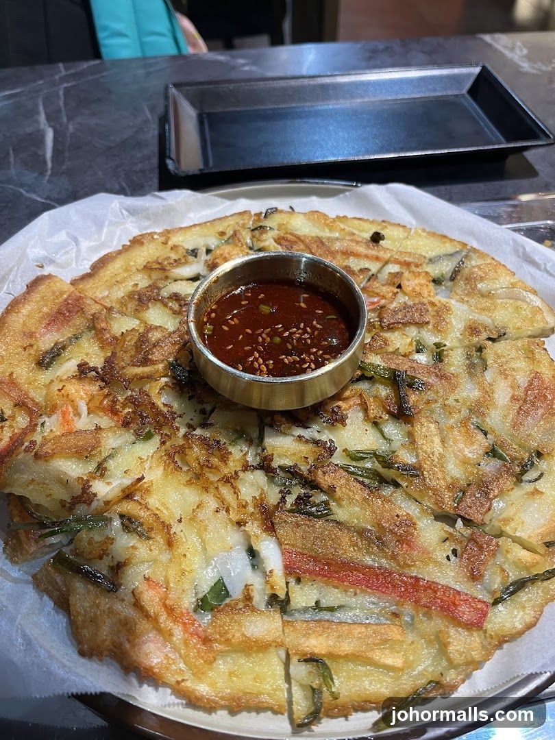 Korean Pancake with Dipping Sauce