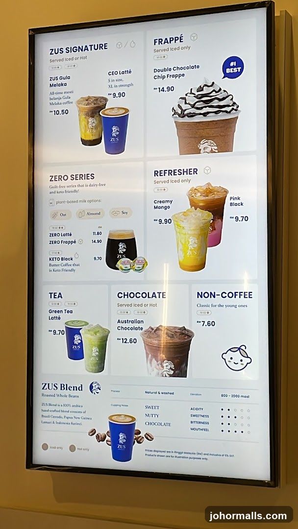 ZUS Menu