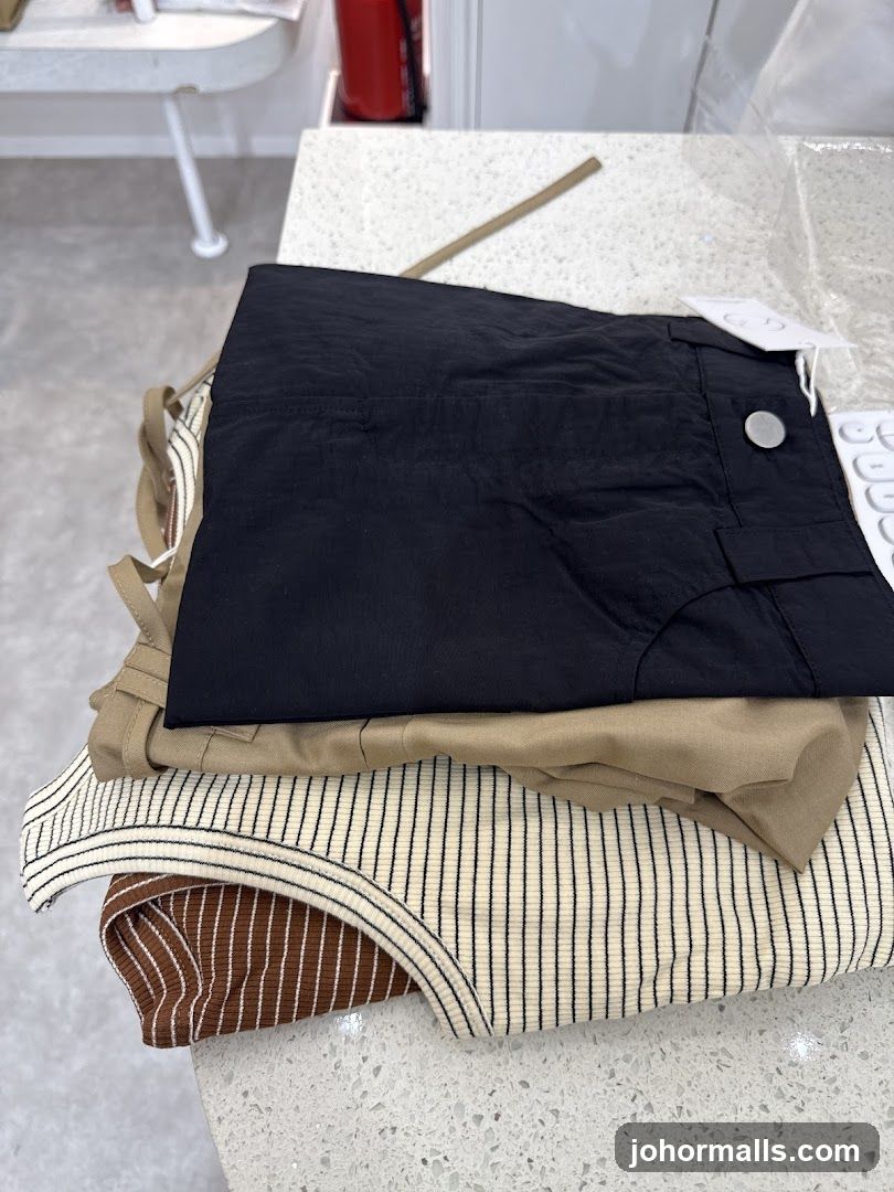 Folded Clothing Items