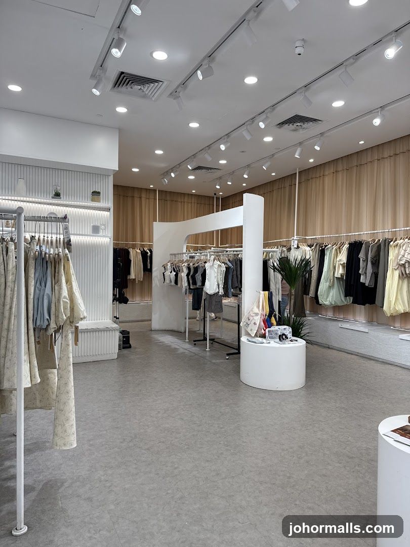 Clothing store interior
