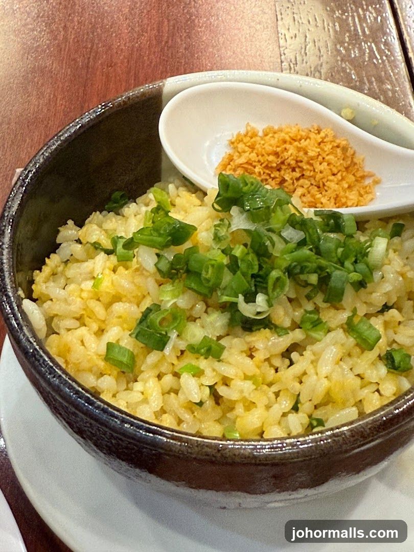 Fried Rice with Scallions and Crispy Garlic