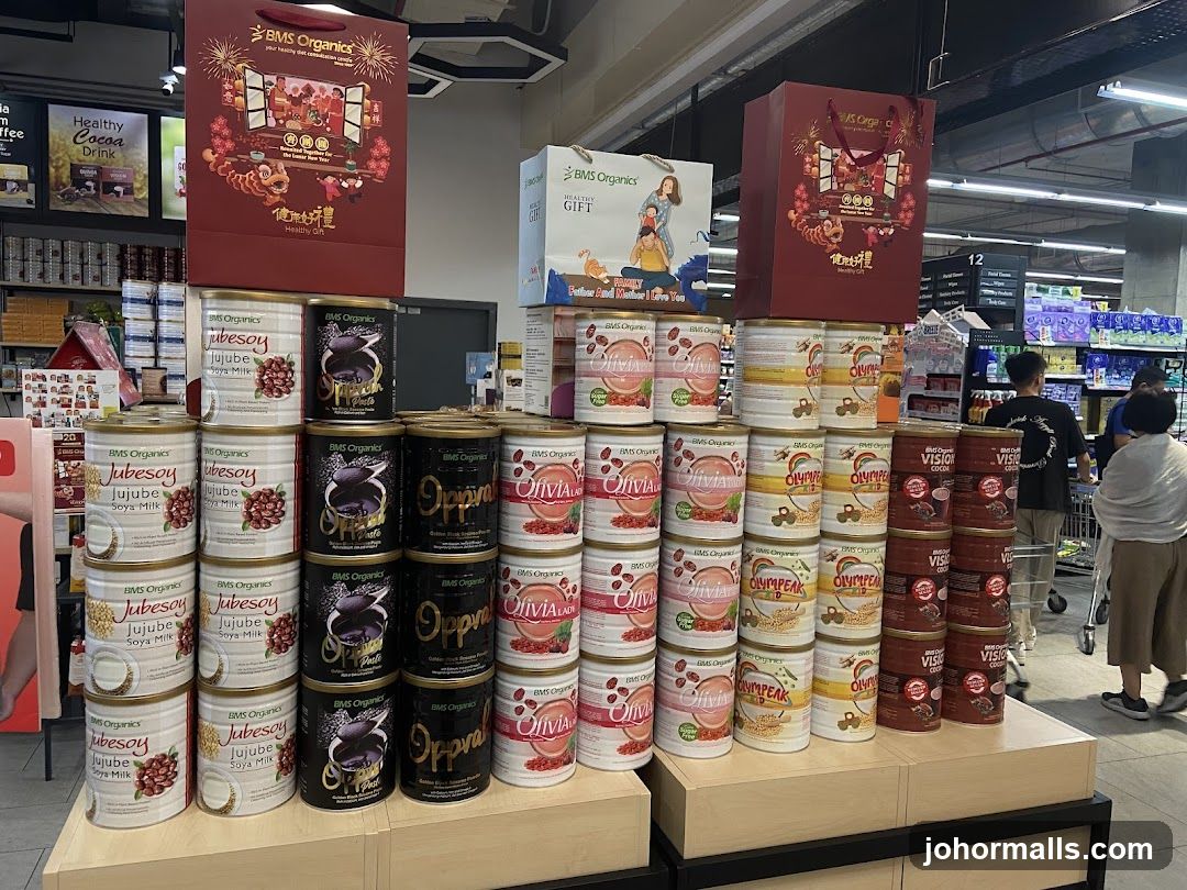 BMS Organics Product Display
