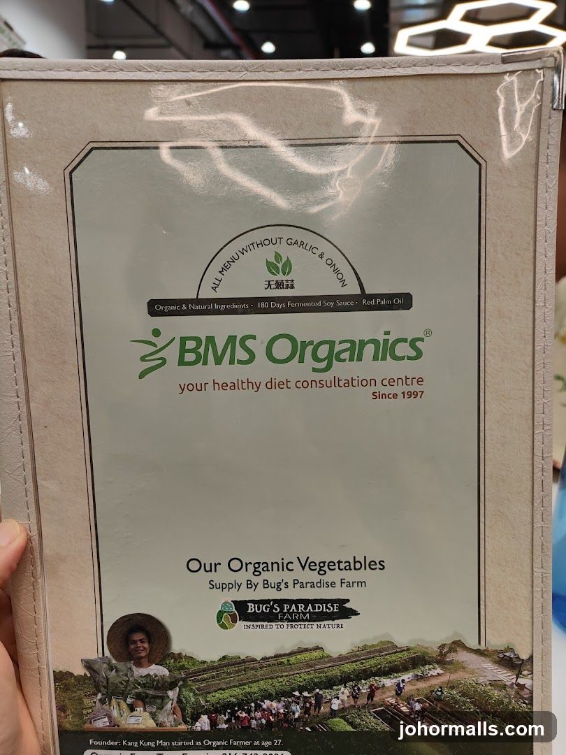 BMS Organics Menu
