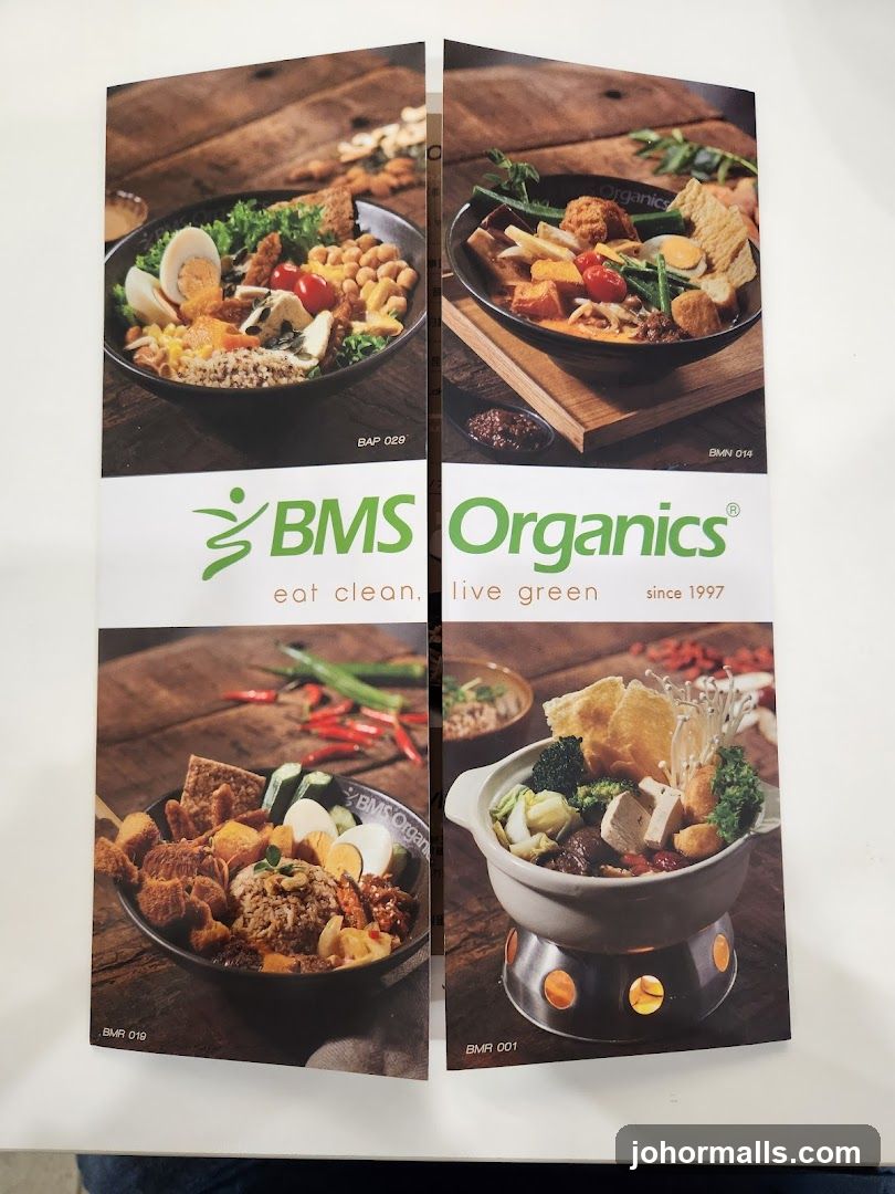 BMS Organics Menu Flyer