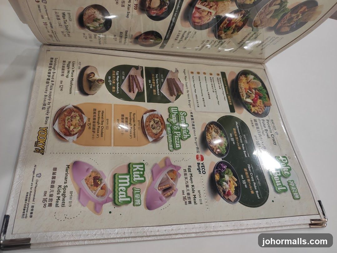 Sandwich Wrap & Pizza
