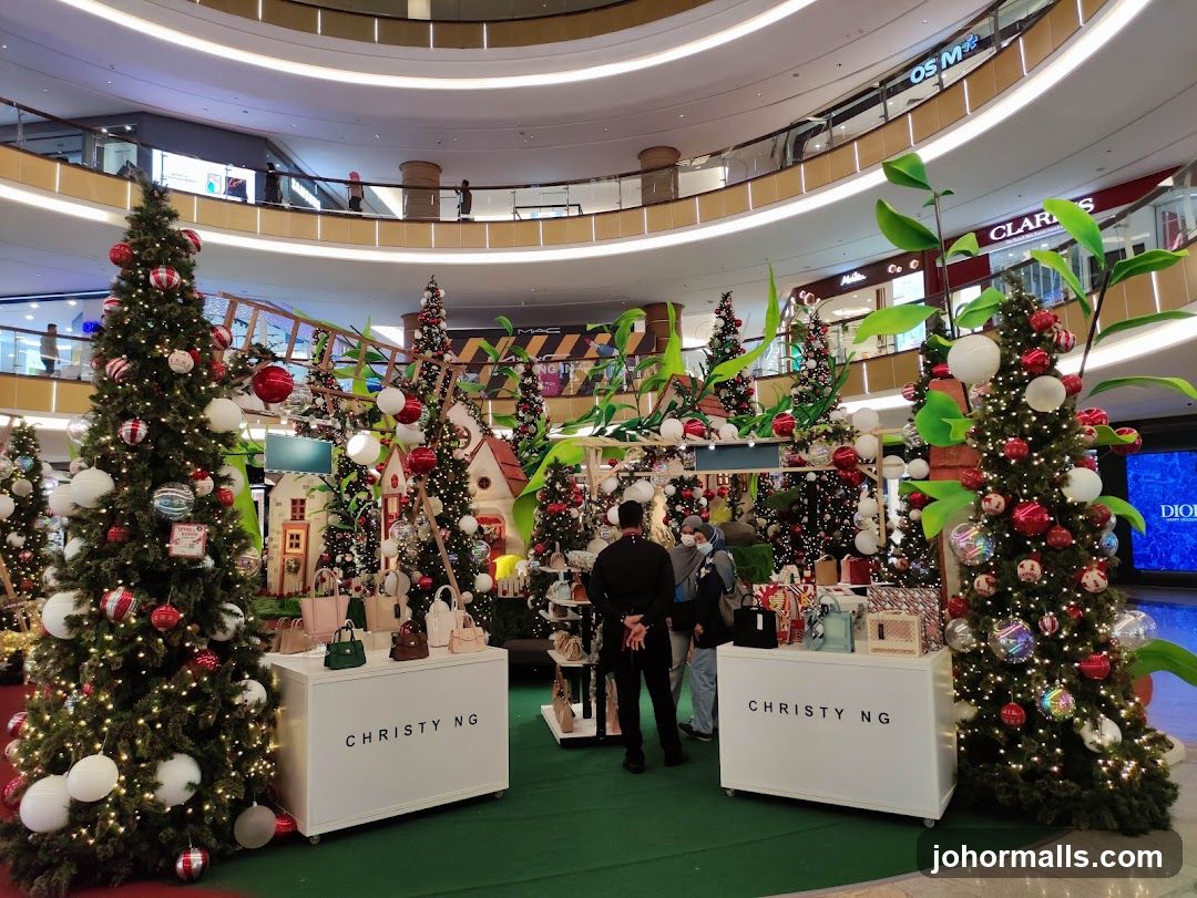 Christmas display in shopping mall