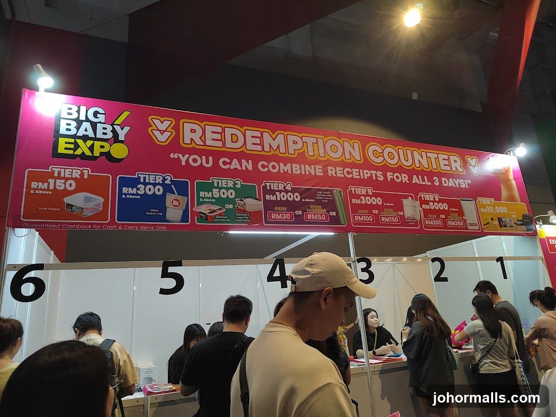 Big Baby Expo Redemption Counter